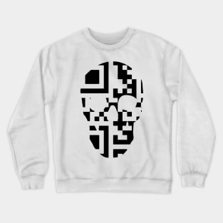 Skull QR Code Crewneck Sweatshirt